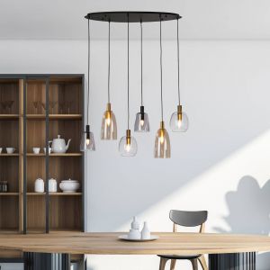 Searchlight Suspension Divine, à 6 lampes