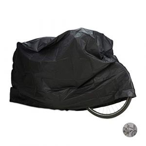 Relaxdays Garage pour v&eacute;lo en poly&eacute;thyl&egrave;ne, housse r&eacute;sistante aux d&eacute;chirures, couvercle 200x 115 cm, plusieurs couleurs