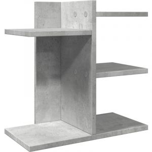 VidaXL Organisateur De Bureau Gris B&eacute;ton 42x21,5x42 Cm Bois Ing&eacute;nierie