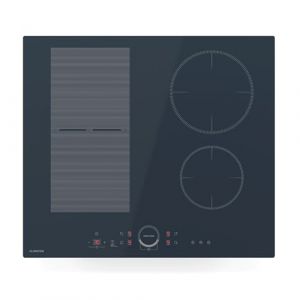 Klarstein Delicatessa 60 Hybrid - Plaque à Induction Encastrable 4 Zones, 7000 w Et Booster, Flexzone, Verrouillage Parental, Minuterie & Stop&Go,