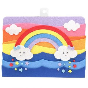 Kit de feutrine - Arc-en-ciel - Loisirs cr&eacute;atifs - Enfant - D&egrave;s 3 ans - CTOP