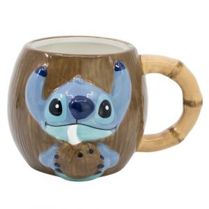 Stor Mug 3D Stitch Noix de Coco