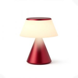 Lexon Lampe led luma s rouge - D.6.9x8.1 cm
