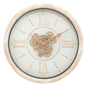 Atmosphera Horloge murale avec mécanisme en bois sonika