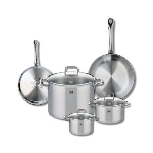 Elo Ensemble de 2 Po&ecirc;les de cuisson 24 et 28 cm et 3 faitouts 14, 16 et 26 cm Profi Citrin