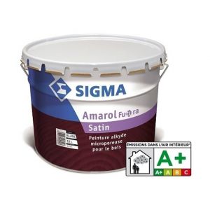 Image de Sigma AMAROL FUTURA - Peinture microporeuse satinée Blanc 10.00 Litre(s) -