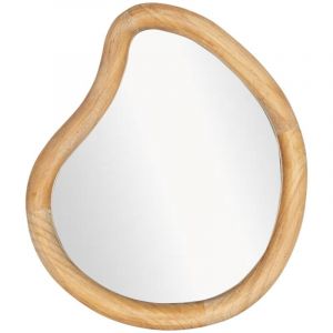 Signes Grimalt Miroir Beige Asymétrique Vintage - 38x32x2cm