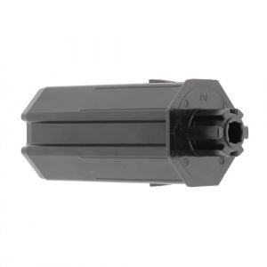 Cyclingcolors Embout de tube de volet roulant octogonal fenêtre sortie plastique, pour tube octogonal de 60 mm sortie crabot de 27 mm mâle et carré de 10 / Ø 12 mm