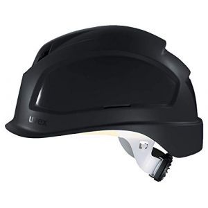 Uvex Casque de couleur noire de la BSWR avec ventilation