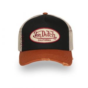 Casquette Trucker - VON DUTCH - Used - Effet Usé - Patch Brodé - Filet Rigide