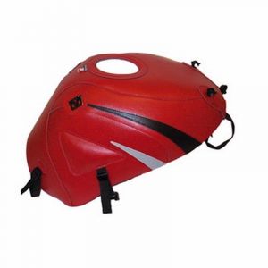 Bagster Tapis de réservoir rouge/pointes noires et grises (1361F) Kawasaki ZX6 R/ 636