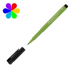 Image de Faber-Castell 167470 - Feutre pinceau Pitt Artist Pen Brush, encre vert de mai