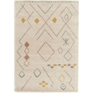 DRAWER Tapis d'inspiration berbère ecru 120x170 cm