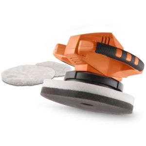 Powerplus Dual Power Polisseuse d'Angle sans Fil de 20 v POWDP4040 - ø 240 mm - pour Polissage Voiture - sans Batterie ni Chargeur - avec 2 Accessoires