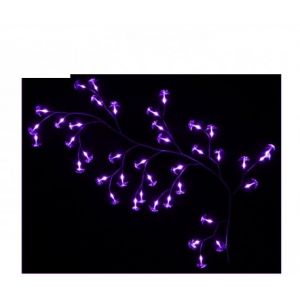 Image de Fomax Branches à fleurs en fibre optique 40 LED pour l'extérieur (2m)