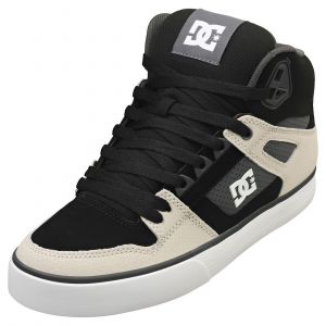 DC Shoes Homme Pure High Top WC Basket, Noir, Gris et Marron, 43 EU