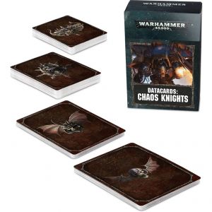 Games Workshop Figurine Warhammer 40k - Datacards V.8 Chaos Knights