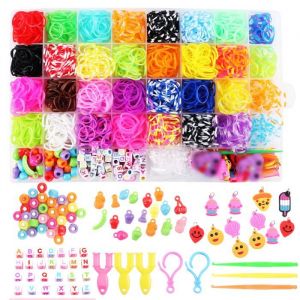Kit D'élastiques 2500 Pièces Perles Breloques Accessoires Diy Artisanat