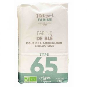 Allafort Farine de Bl&eacute; BIO T65 1kg/Sachet 10 sachets