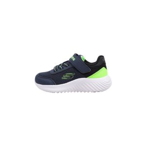 Skechers Bounder Basket, Navy/Lime, 26 EU