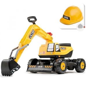 Jcb FALK - Pelleteuse - Dès 3 Ans - Excavatrice et Godet articulés - Cabine rotative - Fabriqué en France - 155