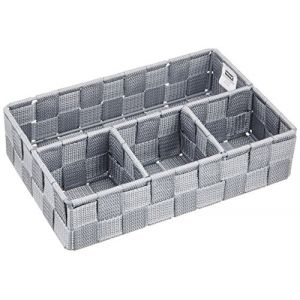 Wenko Panier Rangement salle de bains Adria S Gris