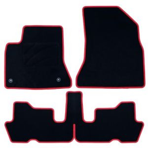 Car Floor Mat Set OCC Motorsport OCCCT0019RD Red 5 Pieces