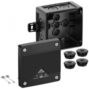 Spelsberg 40200101 Boîte de dérivation (L x l x H) 92 x 92 x 60 mm noir IP66, IP67, IP69 1 pc(s) V855633