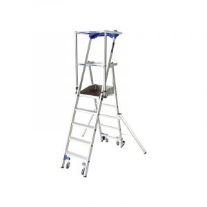 Tubesca Escabeau PIRL 6 marches - Hauteur max. de travail 3.40m - 2274016