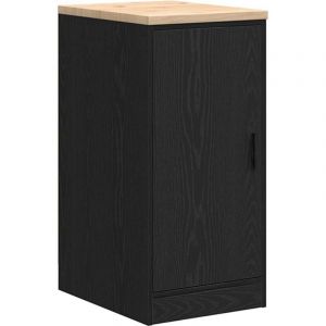 VidaXL Armoire de rangement de garage noir 40x51x85 cm bois de pin
