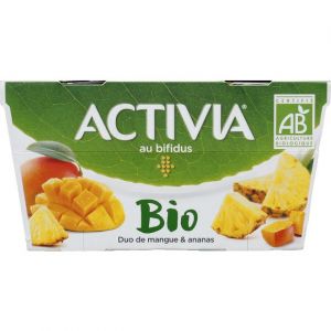 Danone Activia biofidus duo de manges et ananas