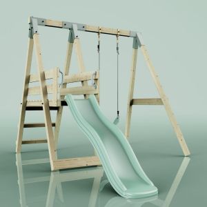 Balançoire PolarPlay Rossignol, Vert menthe