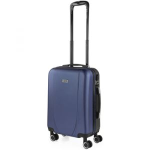 Valise Cabine Rigide Petite 4 Roues Trolley 55 Cm En ABS Texturé. Bagage À Main. Résistant Légère. Poignée 2 Anses Et Cadenas. Low Cost Ryanair. 71150