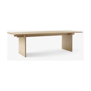 &tradition Table à manger rectangulaire en chêne 260x95x74cm Ita OS2