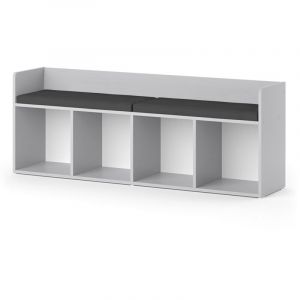 Vicco Étagère pour enfants Luigi, Blanc, 142.4x53.4cm 4 compartiments