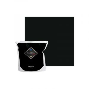 Peinture lessivable acrylique velours &ndash; murs et plafonds - 5 ltr Gris & Noir - Mal&eacute;ficio