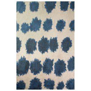 Tapis Beneffito Paintball Bleu 140x200cm
