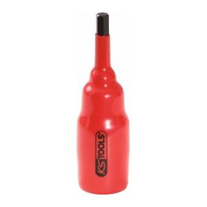 KS Tools 117.1171 - Douille tournevis isol&eacute;e 1/2'' 6 pans creux longue D.5 mm L.156mm