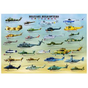 Image de Eurographics Hélicoptère militaire - Puzzle 1000 pièces