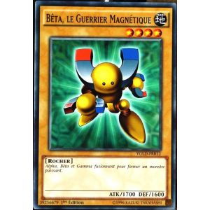 Konami Carte Yu-Gi-Oh Ygld-Frb12 Bêta, Le Guerrier Magnétique Neuf Fr