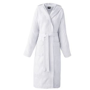 Le Jacquard Français Peignoir Hera Blanc Medium-Large 100% coton