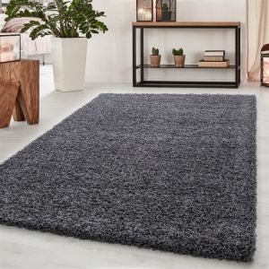 Image de Life SHAGGY - Tapis Uni &agrave; poils longs - Gris 080 x 150 cm