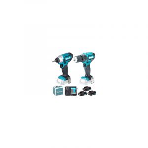 Makita Pack Perceuse / Visseuse CLX228SAX2 Li-ion 10,8V (3x2Ah)