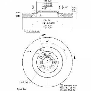 Image de Brembo 1 Disque de frein 09.A815.11