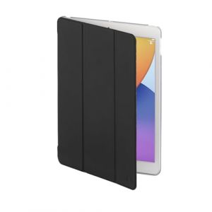 Hama Coque pour iPad 10,2" Fold Clear &agrave; Rabat (Etui Tablette Apple ipad 10.2" 9e g&eacute;n&eacute;ration 2021-8e g&eacute;n.2020-7e g&eacute;n.2019, Rabat magn&eacute;tique avec Fonction Veille/r&eacute;veil Automatique) Noir