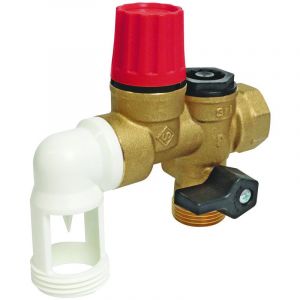 Groupe de S&eacute;curit&eacute; NF 3/4" &agrave; garde d'air coud&eacute;e - Si&egrave;ge inox pour eau agressive - SOMATHERM FOR YOU