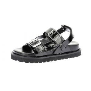 Kickers Fille Neosummer Kid Sandales, Noir, 35 EU