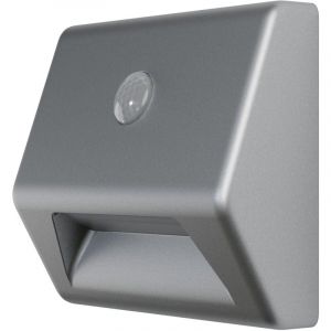 Osram NIGHTLUX Stair Éclairage d'escalier Argenté Détecteur de mouvement IP54 Fonctionne sur piles Blanc froid 4000 K Idéal pour les escaliers et les couloirs
