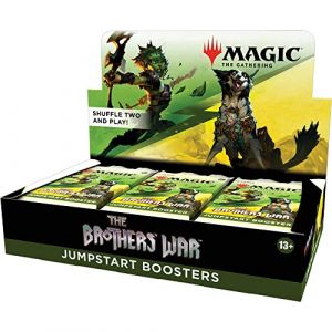 Magic the Gathering Magic: The Gathering The Brothers&rsquo; War Jumpstart Booster Box, 18 Packs (Version Anglaise)