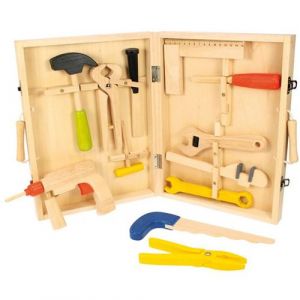 Bigjigs Boite à outils en bois pour enfants
